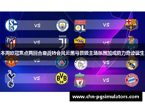 本周欧冠焦点两回合鏖战转会风云黑马晋级主场氛围加成助力奇迹诞生